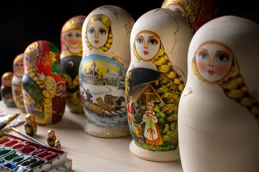 Экскурсия для школьников на промысел Посадской матрешки